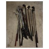 Large Lot of Vintage Golf Clubs