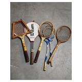 Badminton and Tennis Rackets