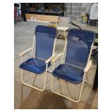 2 Folding Beach Chairs