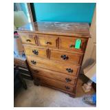 Solid Adirondack Maple Wood Chest Of Drawers