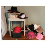 Large Collection Of Vintage Hats
