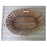 Antique French Wooden Fruit Basket