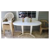 Plastic Outdoor Patio Set