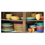 Large Collection of Fiesta Ware Dishes