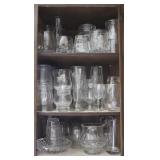 Large Collection of Clear Glassware