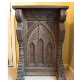 Wooden Gothic Cathedral Door Stand