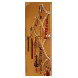 Wall Hanging Jewelry/ Belt Hanger w/ Jewelry