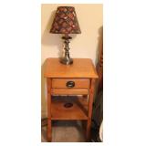 Spain hour Bed Side Table w/ Lamp