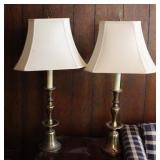Vintage Brass Base Lamps