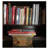 Vintage Cookbooks w/ Recipes Box