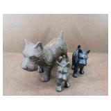 Cast Iron Scottish Terrier Dog Door Stops