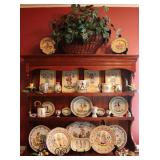 Large Collection of Italy & France Dishes w/ Decor