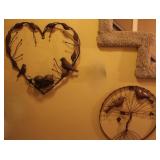 Metal Decorative Bird Wall Hangs