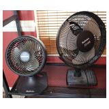 2 Holmes Oscillating Desk/ Table Fans