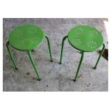 Small Green Planter Stands