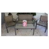 Outdoor Patio Set w/ Flower Pot