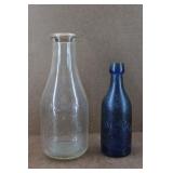 Vintage John Ryan 1866 & Milk Bottle