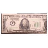 1934 Atlanta $500