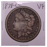 1878-CC Morgan Silver Dollar