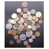 50pc Foreign Coins