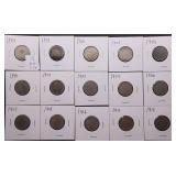 15pc Liberty V Nickels