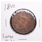 1840 Large Date Large Cent