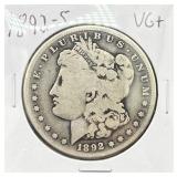 1892-S Morgan Silver Dollar