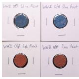 4pc WW2 OPA Blue & Red Point