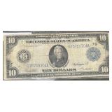 Series 1914 Large Size $10 Federal Reserve Note