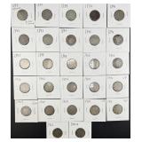 27pc. Liberty V Nickels