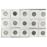15pc. Liberty V Nickels