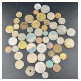 Lot of 50 Foreign Coins