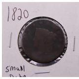 1820 Small Date Large Cent