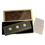 3pc Collectors Buffalo Nickels in Case