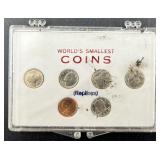 Worlds Smallest Coin Replicas Collection