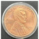 1oz. .999 Copper Lincoln Wheat Round