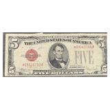 1928-E Red Seal $6