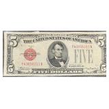 1928-C Red Seal $5