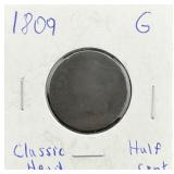 1809 Classic Head Half Cent