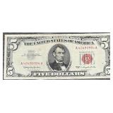 1963 Red Seal $5