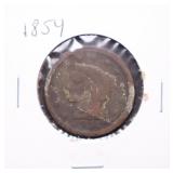 1854 Large Cent
