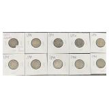 10pc Better Liberty V Nickels