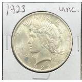 1923 UNC Peace Dollar