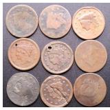 9pc Large Cents