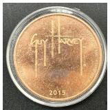 2015 1oz .999 Copper Guy Harvey Round