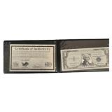 American Heritage Silver Certificate 1957 $1