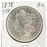 1878 7 Tailfeathers Morgan Silver Dollar