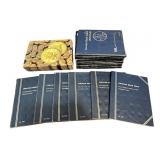 Large Collection of Empty Coin Collector Books
