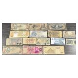 15pc Assorted Foreign Currency