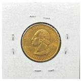 1999-D Gold Plated US Quarter